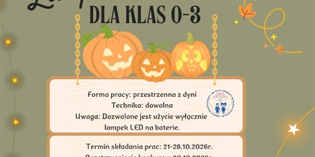 Konkurs jesienny „Lampion z dyni”