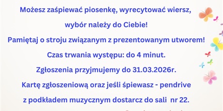 Konkurs „Wiosna-ach to ty!”