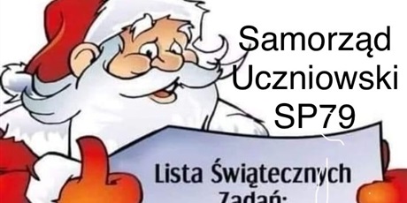 Życzenia świąteczne przesyła Samorząd Uczniowski