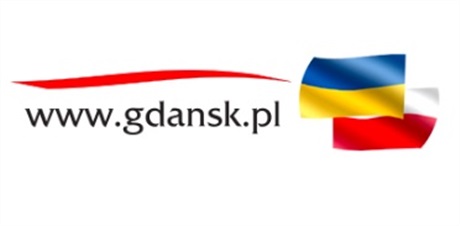Powiększ grafikę: logo www.gdansk.pl z flagami Ukrainy i Polski